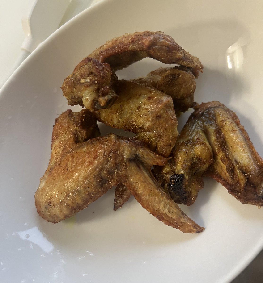 Kudya ma wings amu air fryer as a snack tili phee