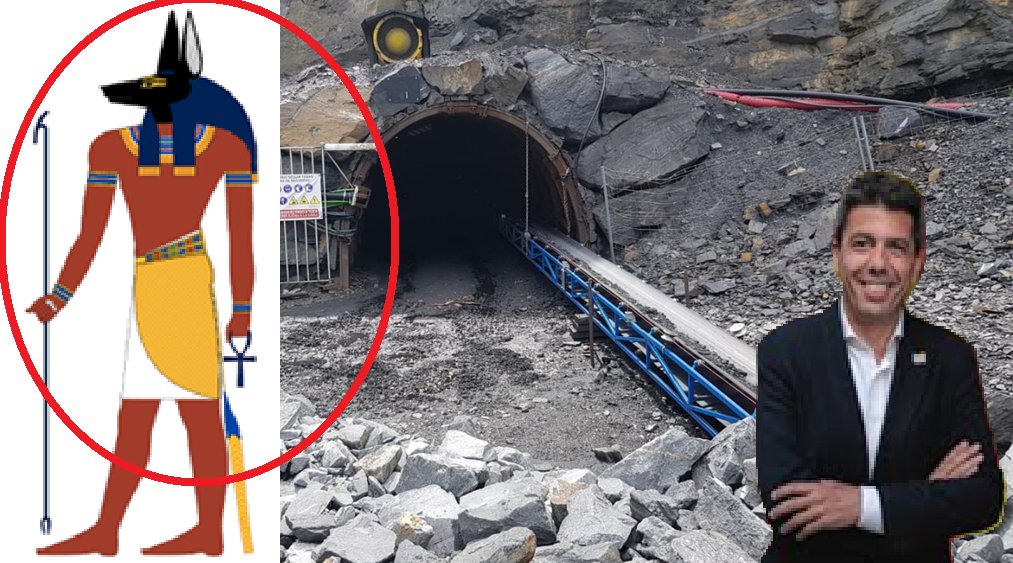 wariontzal_'s tweet image. 🌐Mazón es juzgado por el dios egipcio Anubis y cuando su corazón es pesado hace tal destrozo a la balanza de la verdad que la deidad le encomienda 12 mil años de esclavitud en las minas de carbón de Estercuel.