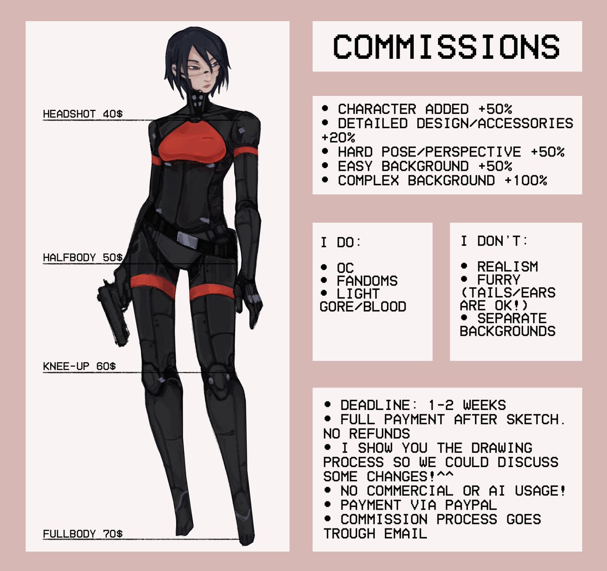 hi there! reopening my commissions
feel free to contact me if you're interested!
more info/contacts you may find here: vltrscomms.carrd.co