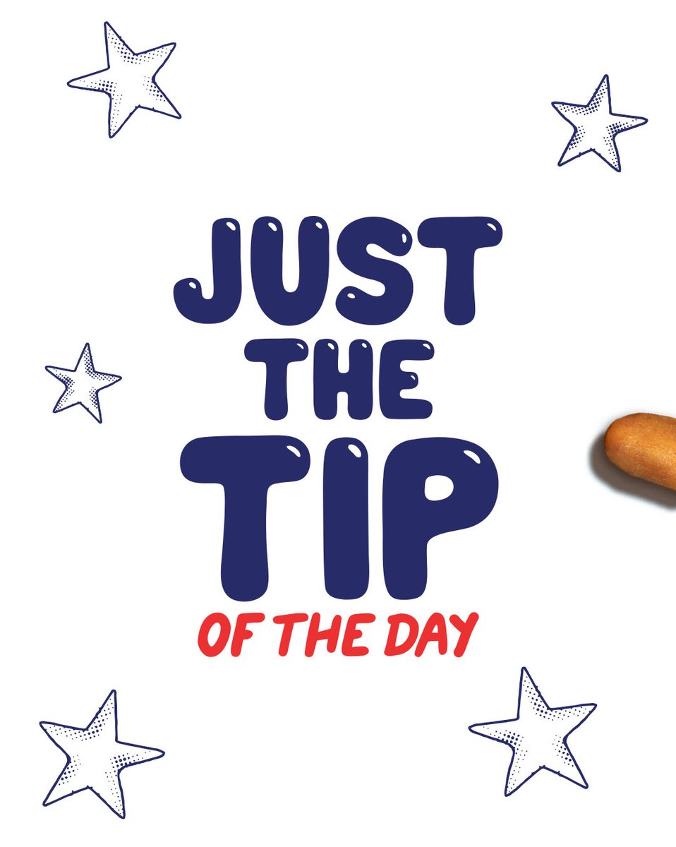 wienerschnitzel's tweet photo. Mini Corn dogs are basically edible footballs. Once you see it you can’t unsee it. https://t.co/XxJ4AcMYly