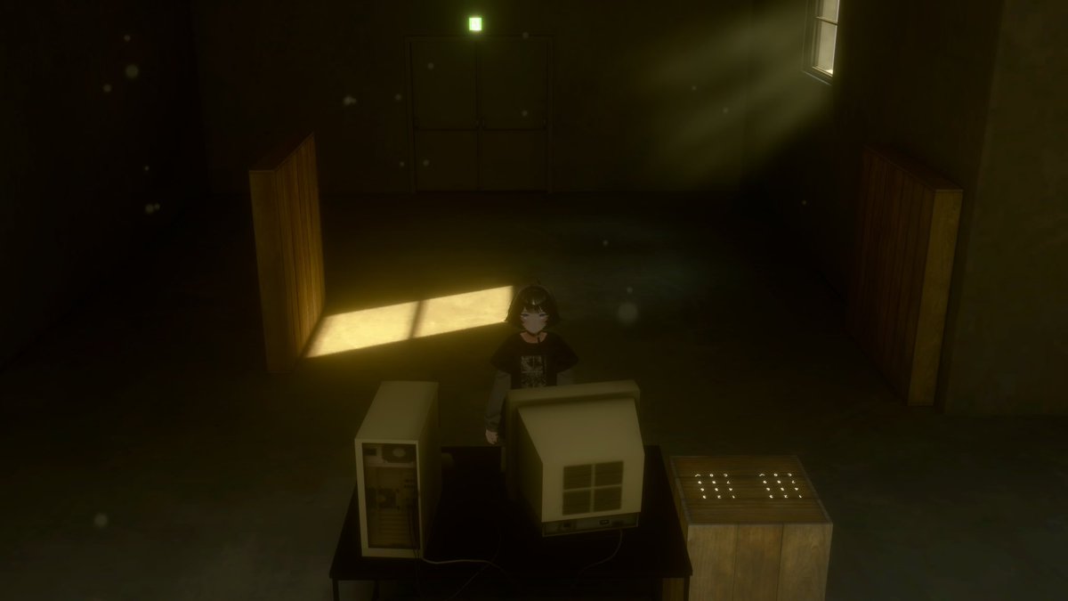 H5T42's tweet photo. ──I'm trying to #EscapeFromDataCenter 

『Data Center』(PC)
#VRChat https://t.co/3Gd7lEX5jP