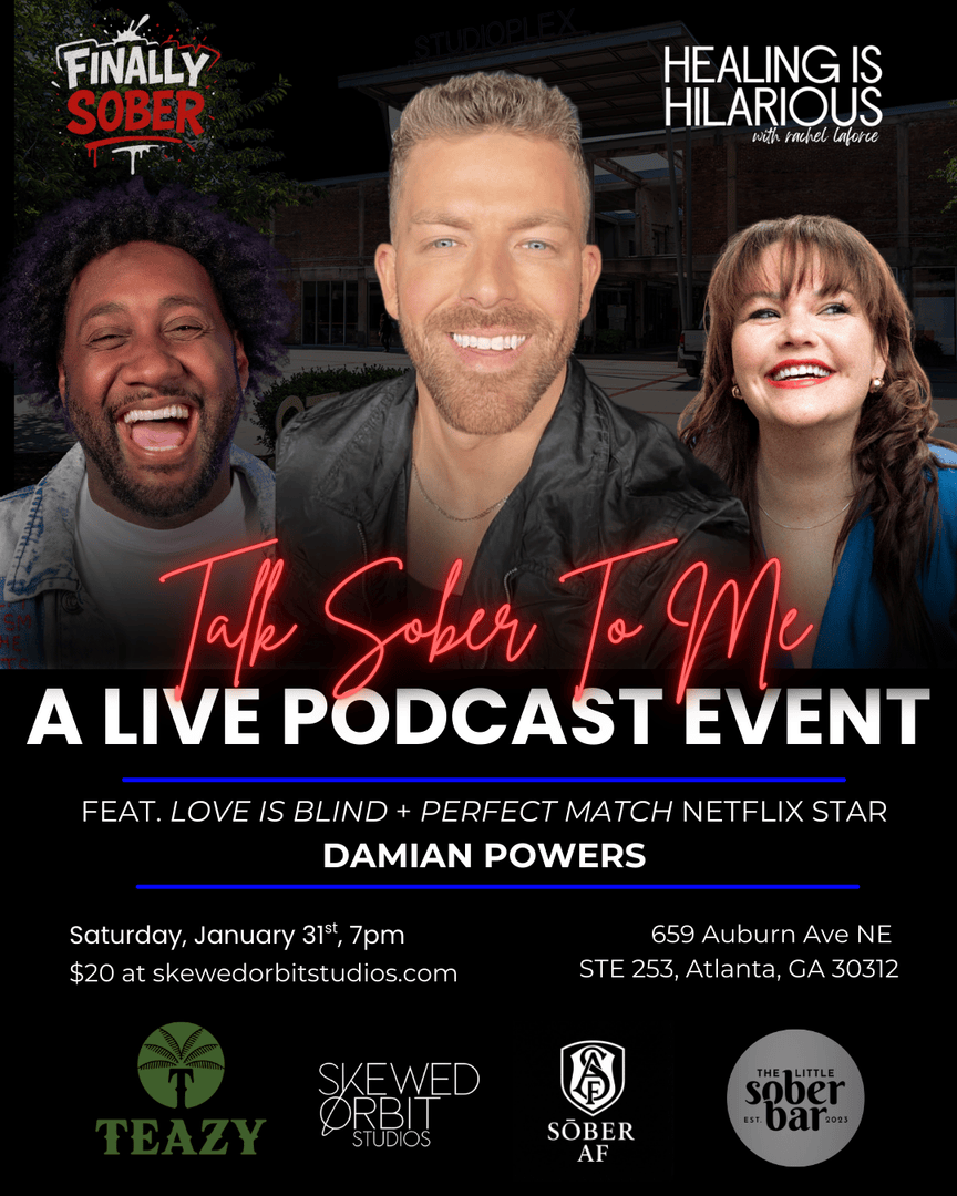 SkewedOrbit's tweet photo. Damian Powers of Love Is Blind + Perfect Match joins podcast hosts @rachellaforce and @ronndell_smith for a LIVE podcast event! 

Join us in studio for the show recording followed by an audience Q&amp;A. 

Jan. 31st at 7pm 
Atlanta Beltline 
Tickets are selling fast. $20 entry https://t.co/izPfArvqeh
