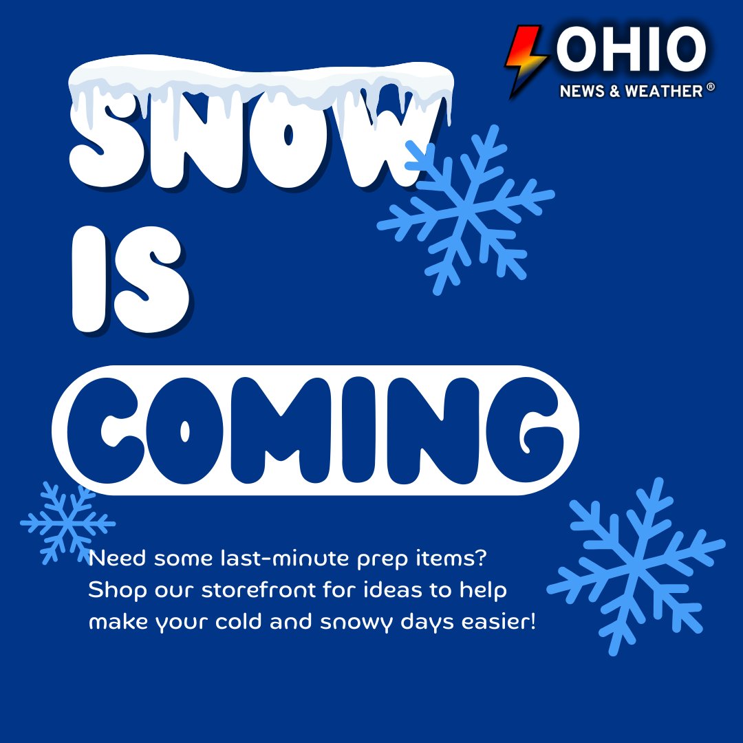 Consider this your warning... Snow is coming! ❄️

Need some last minute prep ideas? Our Storefront has some great essentials - amazon.com/shop/ohionewsw…