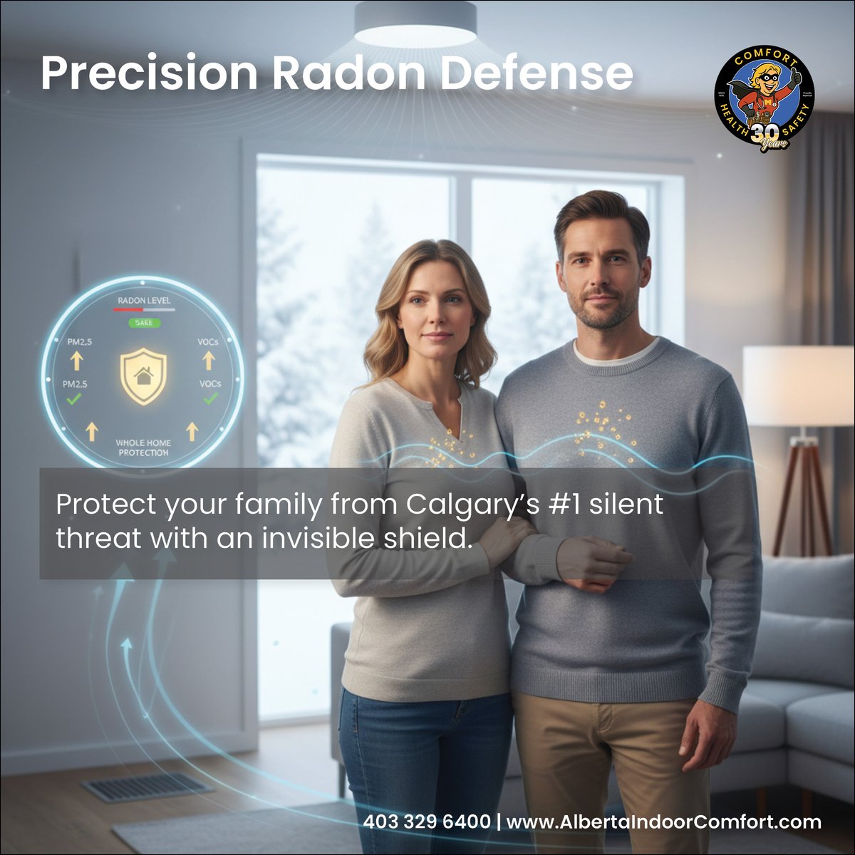 Don't leave your family's health to chance. In a city where Radon is a silent reality, diagnostic certainty is the only gold standard that matters.

Reveal what’s in your home today.