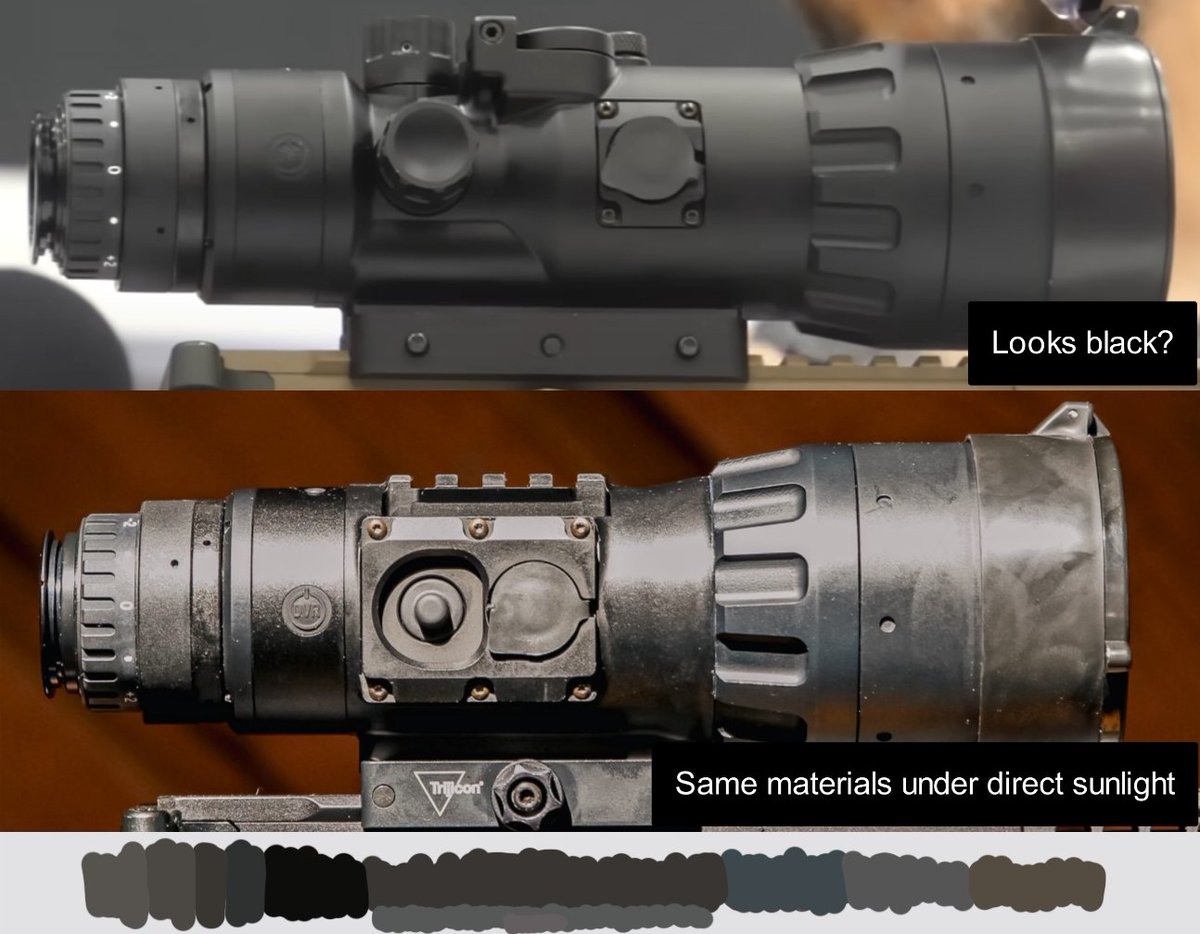 Few things are truly black.
Mix some color into your base layers.