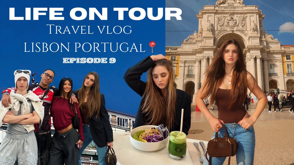 youtu.be/PkNDBix03ME?si… 

Time to take a trip to Portugal! 🇵🇹 VLOG COMING SOON! #nowornevertour