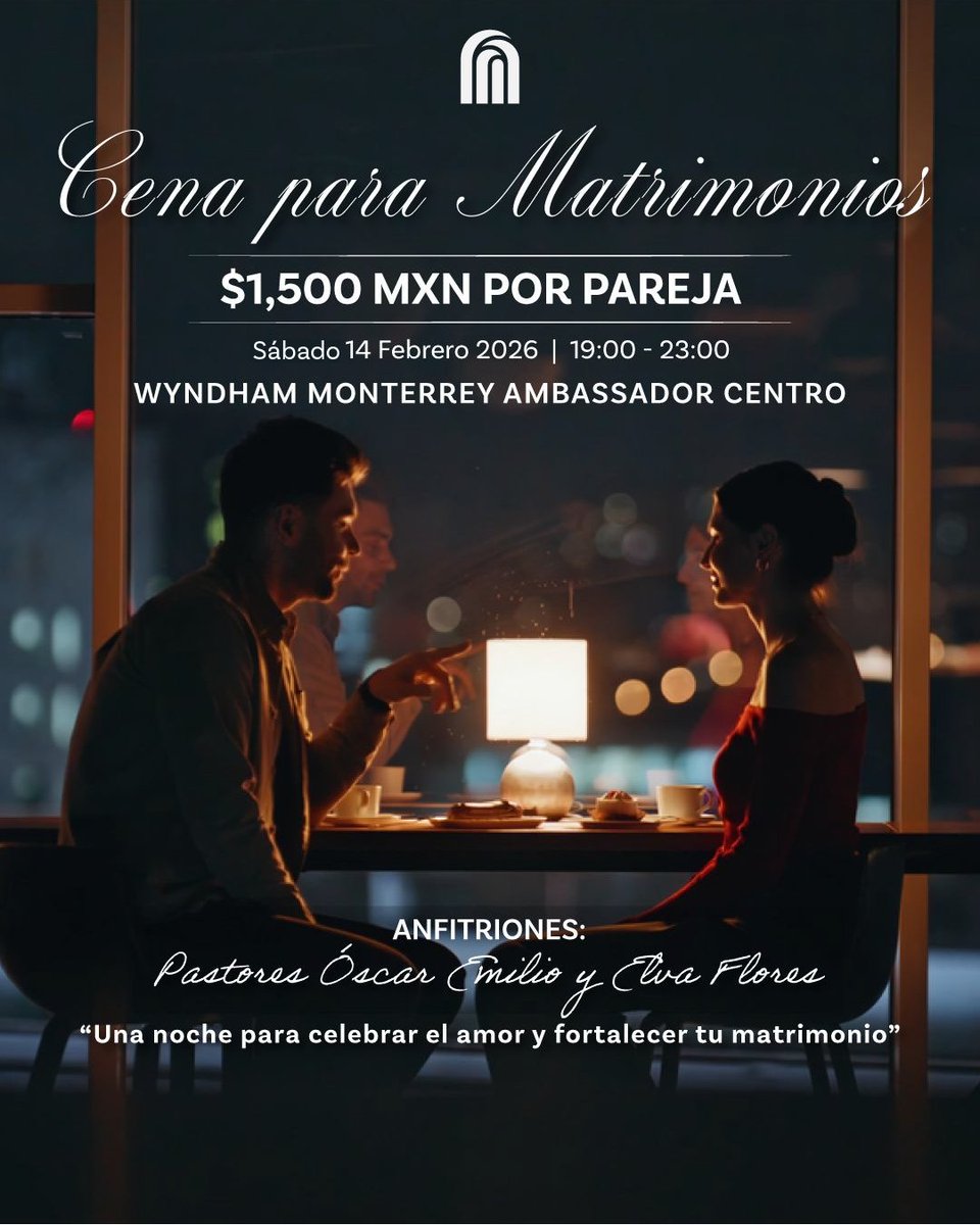 El amor también se cuida, se celebra y se fortalece. Este sábado 14 de febrero, dense el regalo de una noche distinta, pensada para reconectar como #matrimonio.

📲 Compra de boletos: wa.me/528186874948