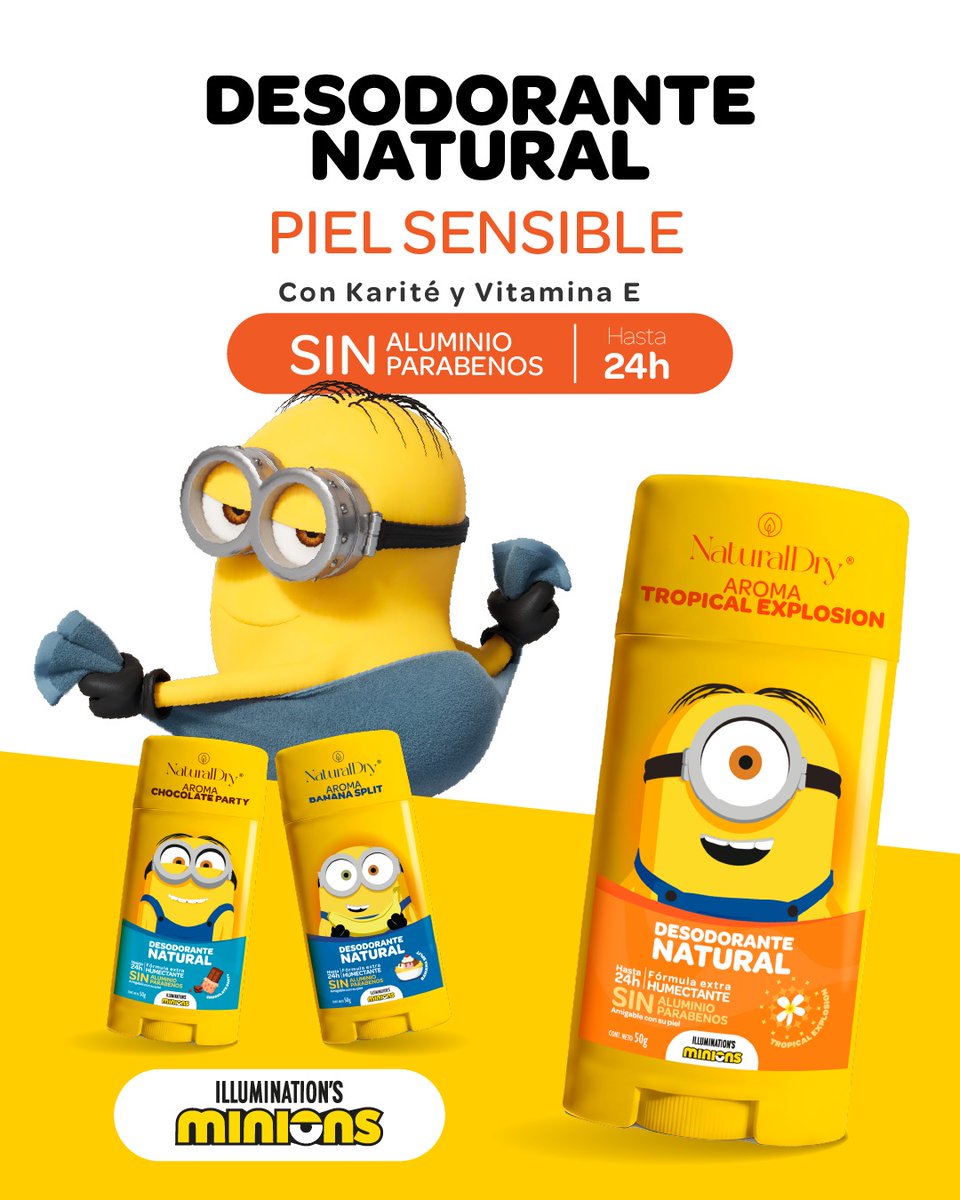 Después de 1 año de planeación el mes pasado lanzamos la versión Minions en nuestro canal de distribuidoras.

Las distribuidoras estan muy contentas y se agotó.