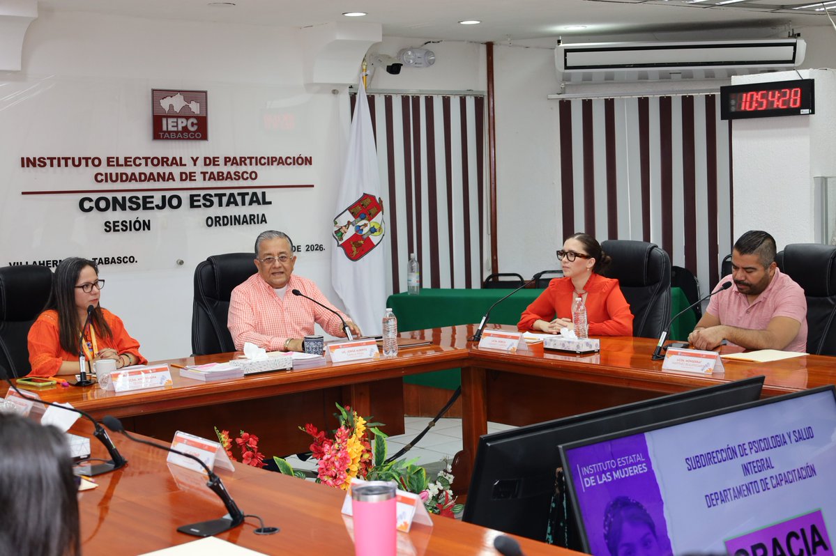 IEPCTabasco's tweet image. En el marco de la conmemoración del Día Naranja, el IEPC Tabasco llevó a cabo la conferencia titulada "Vivir libres de violencia: un derecho, una obligación del estado" disertada por la Jefa del Departamento de capacitación de la Subdirección de Psicología y Salud Integral del…