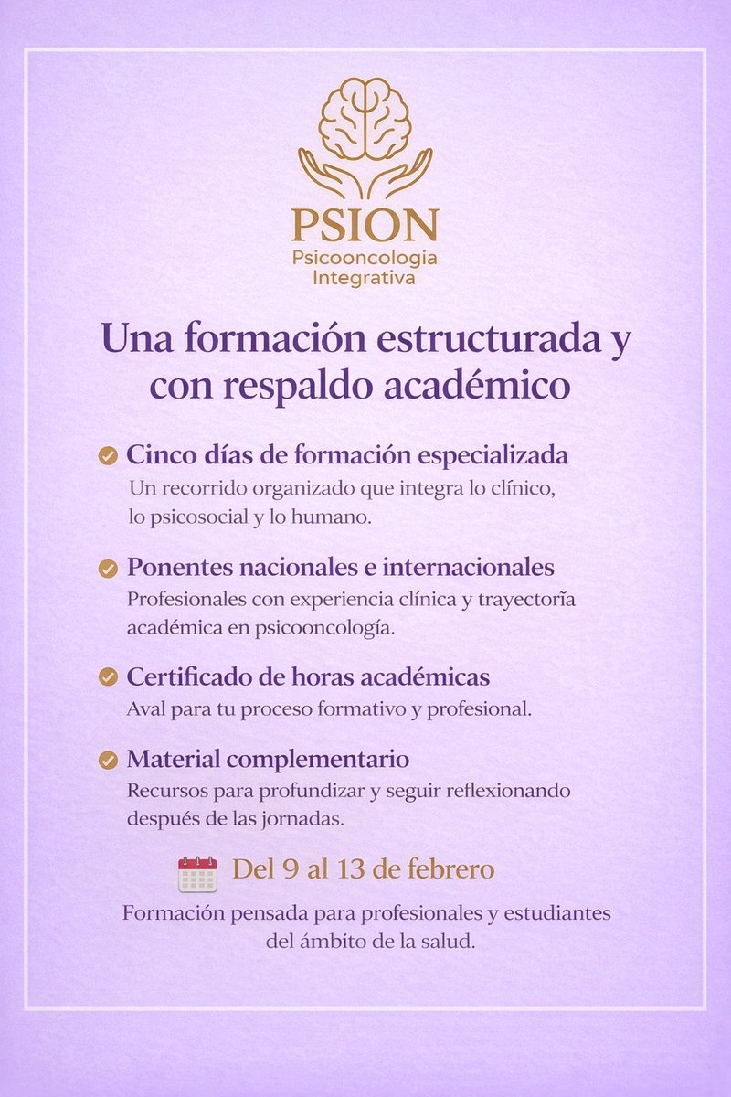 PSION Integrativa tweet media
