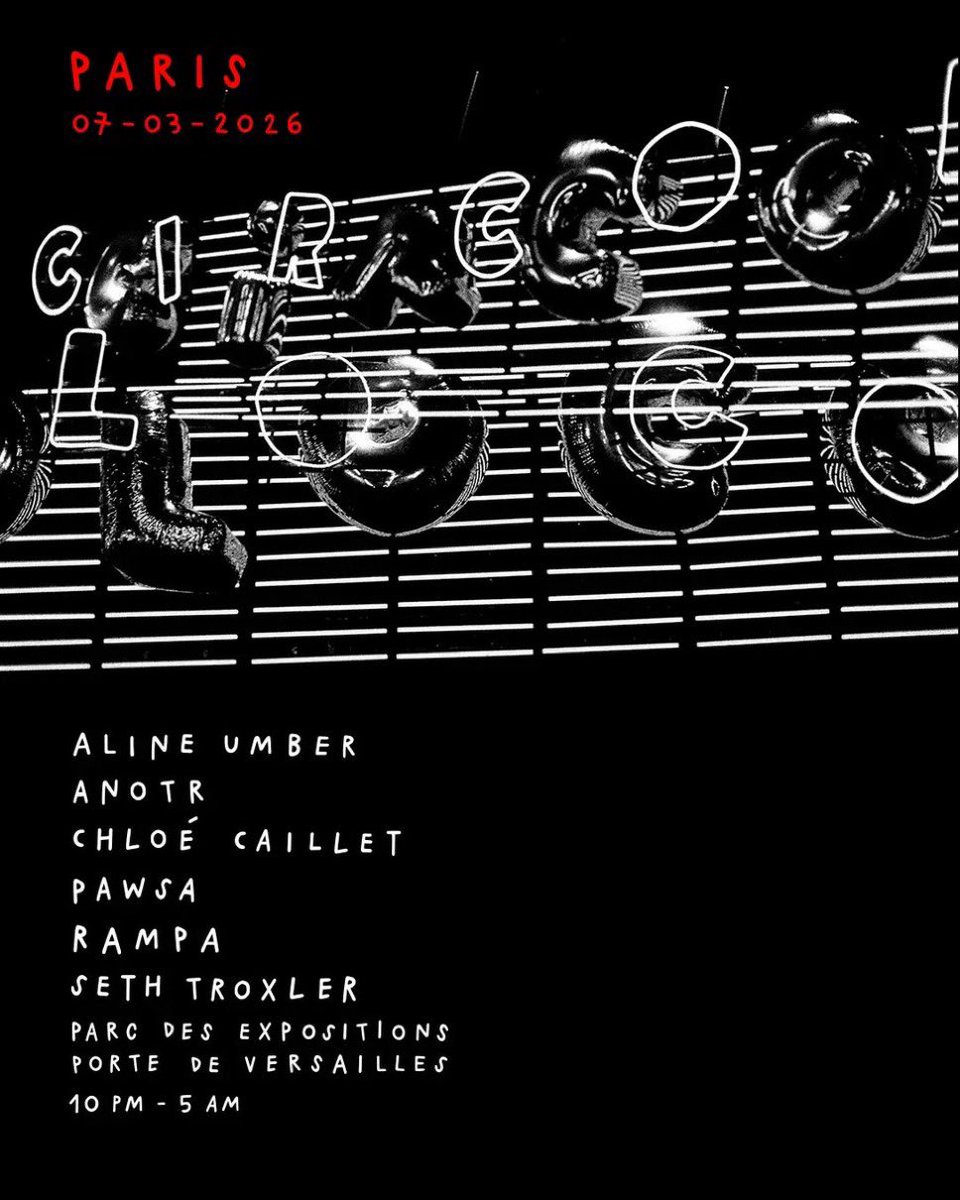 Instanticket_'s tweet image. Bonjour, je vends 4 places pour le Circoloco à Paris le 7 mars 2026.

Je vends le compte uniquement donc je vends le quatuor📤