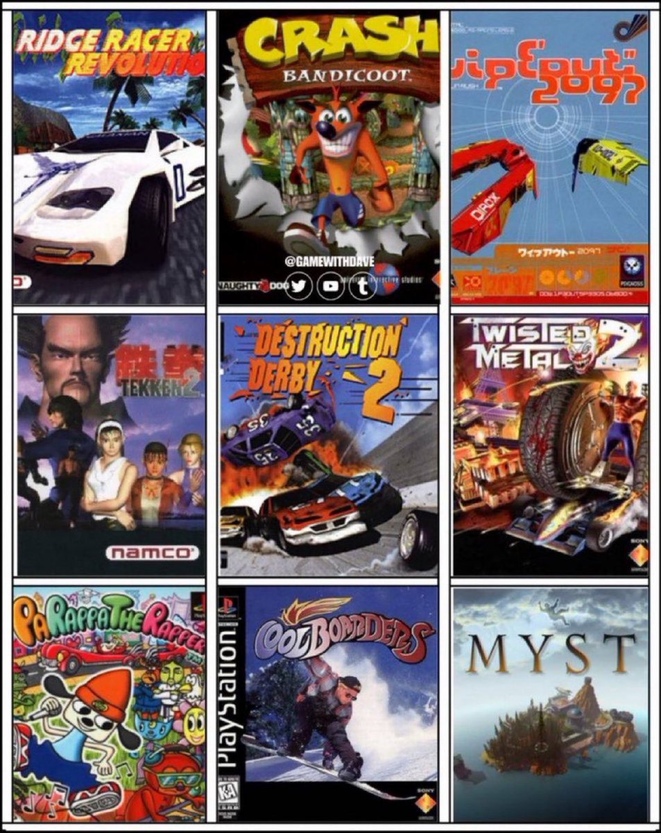 GamewithDave's tweet image. Best PlayStation Game In 1996?