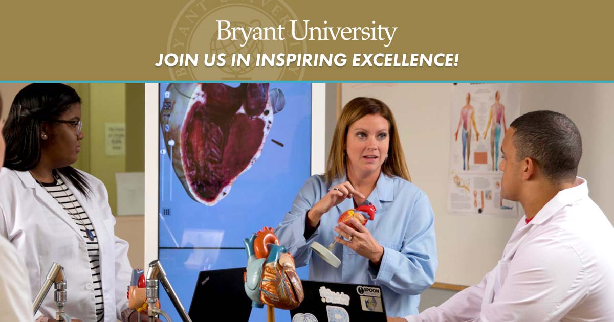 Now hiring for Assistant Professor, Biological and Biomedical Sciences - Tenure Track employment.bryant.edu/postings/4594
