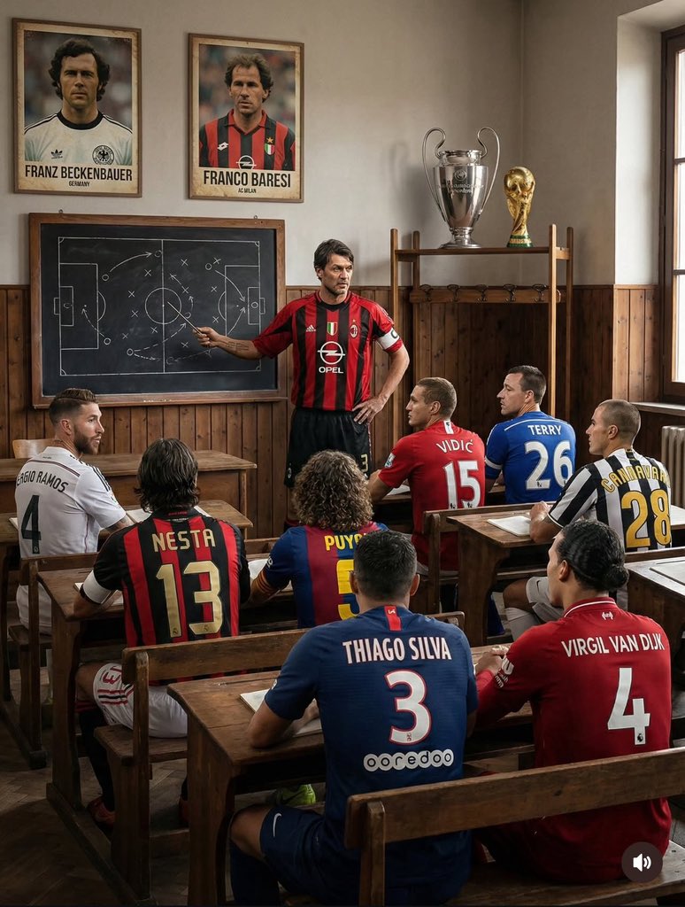 اكثر صورة واقعية من سيد المدافعين باولو مالديني