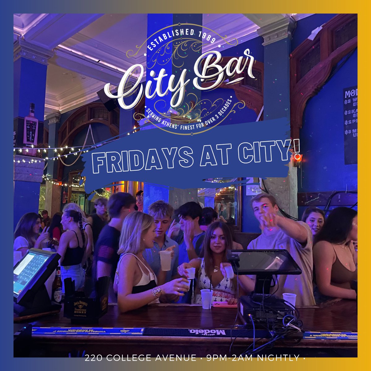 ⚡️FRIDAY. ELECTRIC. CITYBAR. ⚡️

We’re BACK this semester and turning the volume all the way up 🔥
Roads are clear, vibes are immaculate — we’ll worry about ice tomorrow…
Tonight it’s all about ICE COLD RUMPLE 🧊🥃

See you at Citybar 😈