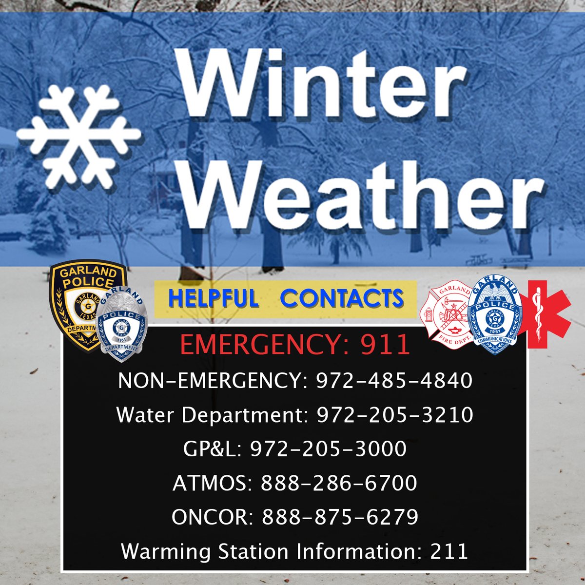 Garland Police PIO tweet media