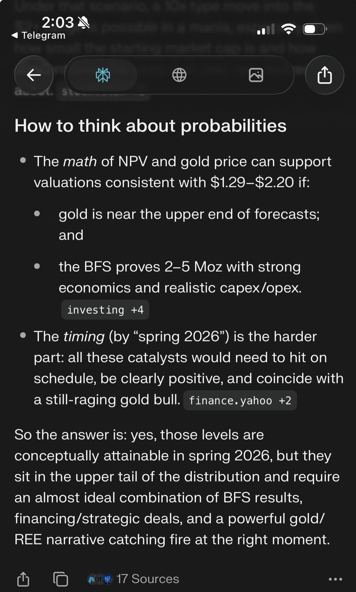👀👀👀👀👀👀👀👀👀👀👀
The math of NPV and gold price can support valuations consistent with $1.29–$2.20 if:

perplexity.ai/search/2741c5d…