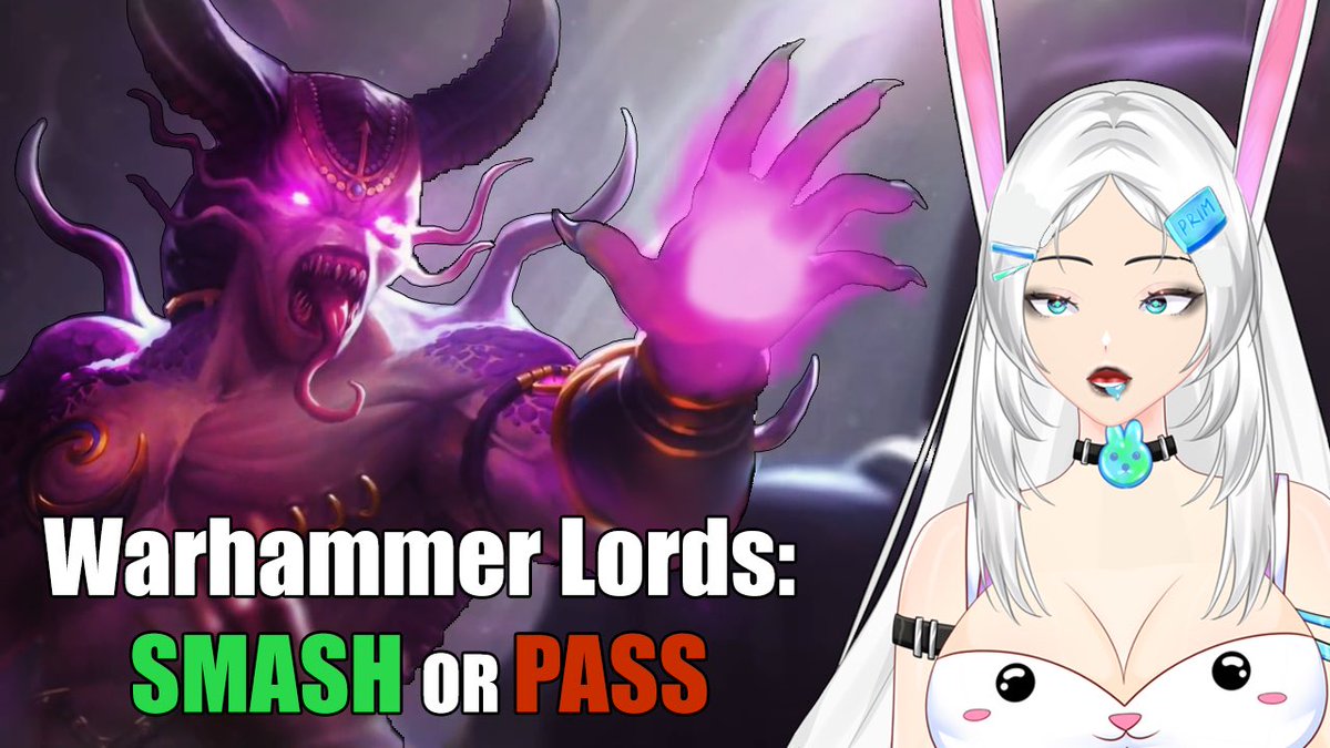 SoapyPrim's tweet image. Was bound to happen. Smash or Pass…Total War Warhammer Legendary Lords 💀
Some of these choices were pure CHAOS.

New video is live 👉 youtu.be/FlTyIrrU-EI?si…

Who are YOU smashing or passing? 👀👇

#TotalWarWarhammer
#Warhammer
#VTuber
#Gaming
#SmashOrPass