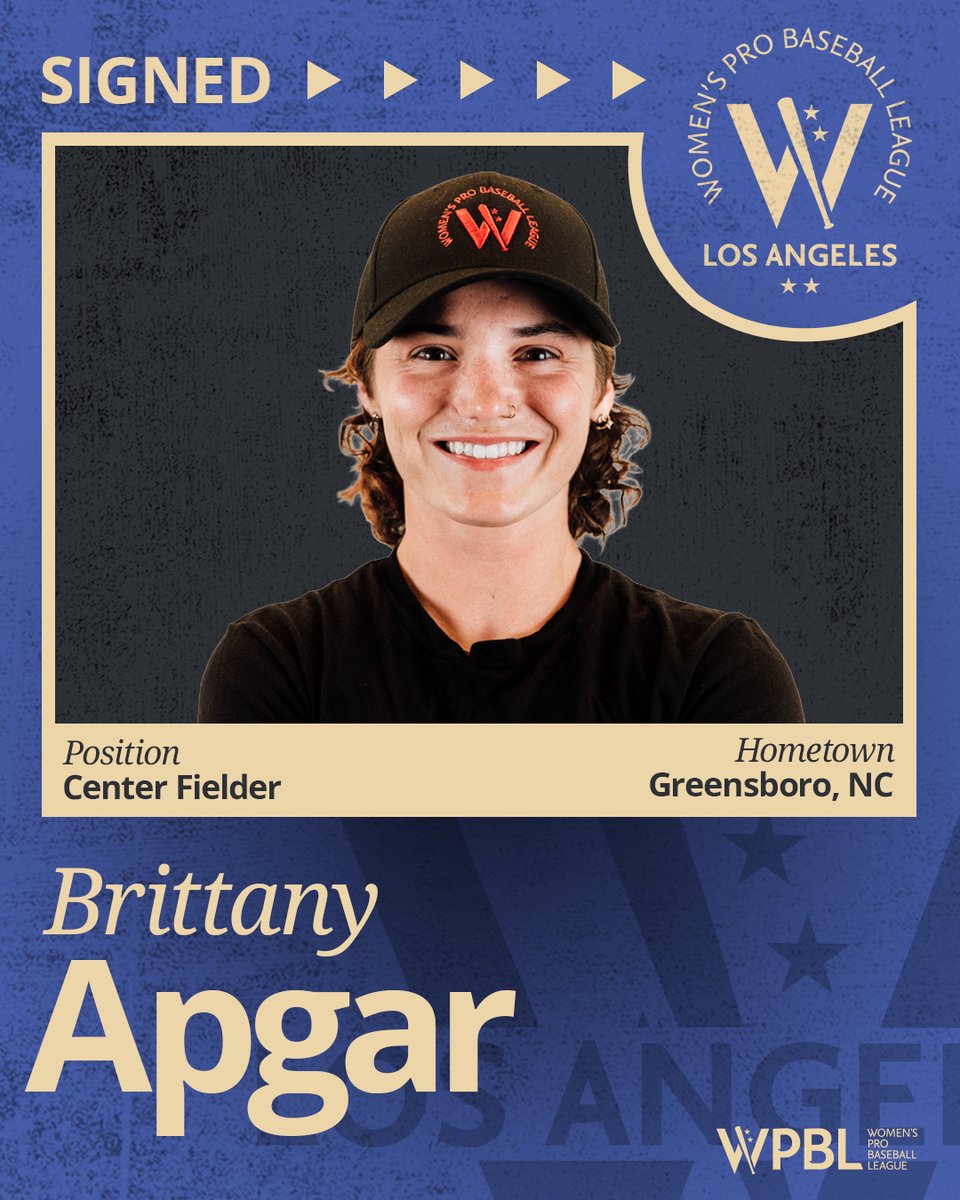 wpbl_official's tweet image. Brittany Apgar is ready to bring her grit, energy, and determination to the WPBL.

Los Angeles, get ready to watch her make history.