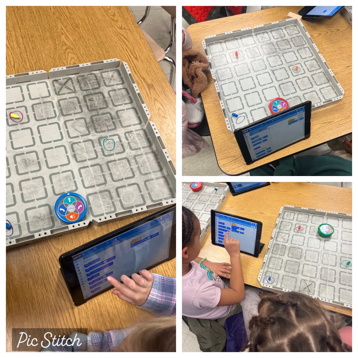 MrPowell20's tweet image. Happy Friday! Today was a crazy day! Today 1st grade did their first lesson on #AI! They learned what #artificial means! Thanks to @DayofAI_USA! Then 2nd worked on a Mars Rover mission to collect 3 samples! They loved using the #VEX123 robots to code! #STEM #teacher