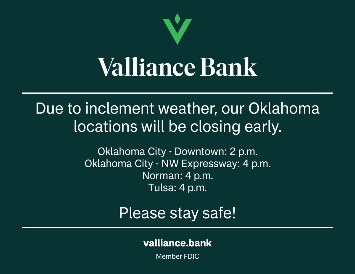 Valliance Bank tweet media