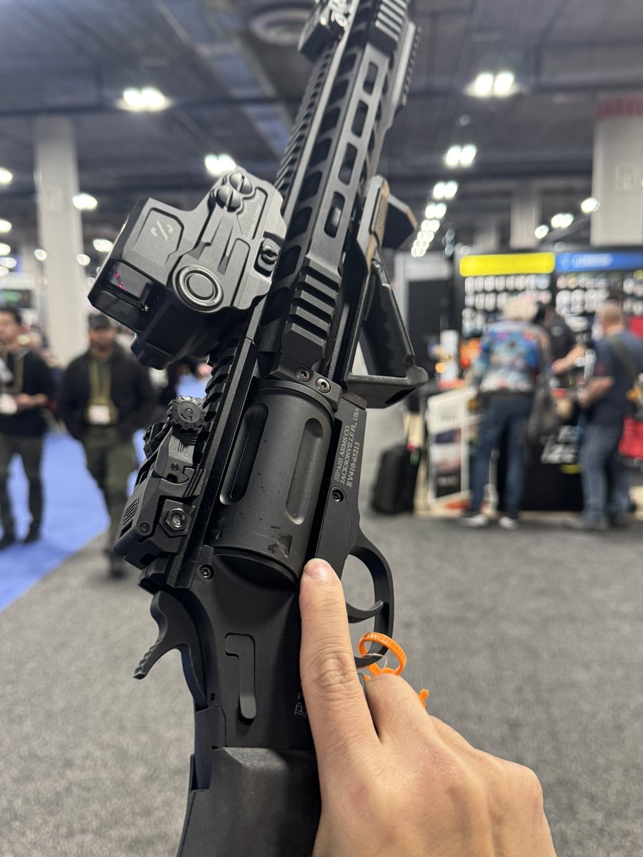 ZentinelDefense's tweet image. Do you want a shotgun, a rifle, or a revolver?

“Yes”

#SHOTShow2026 #SHOTShow