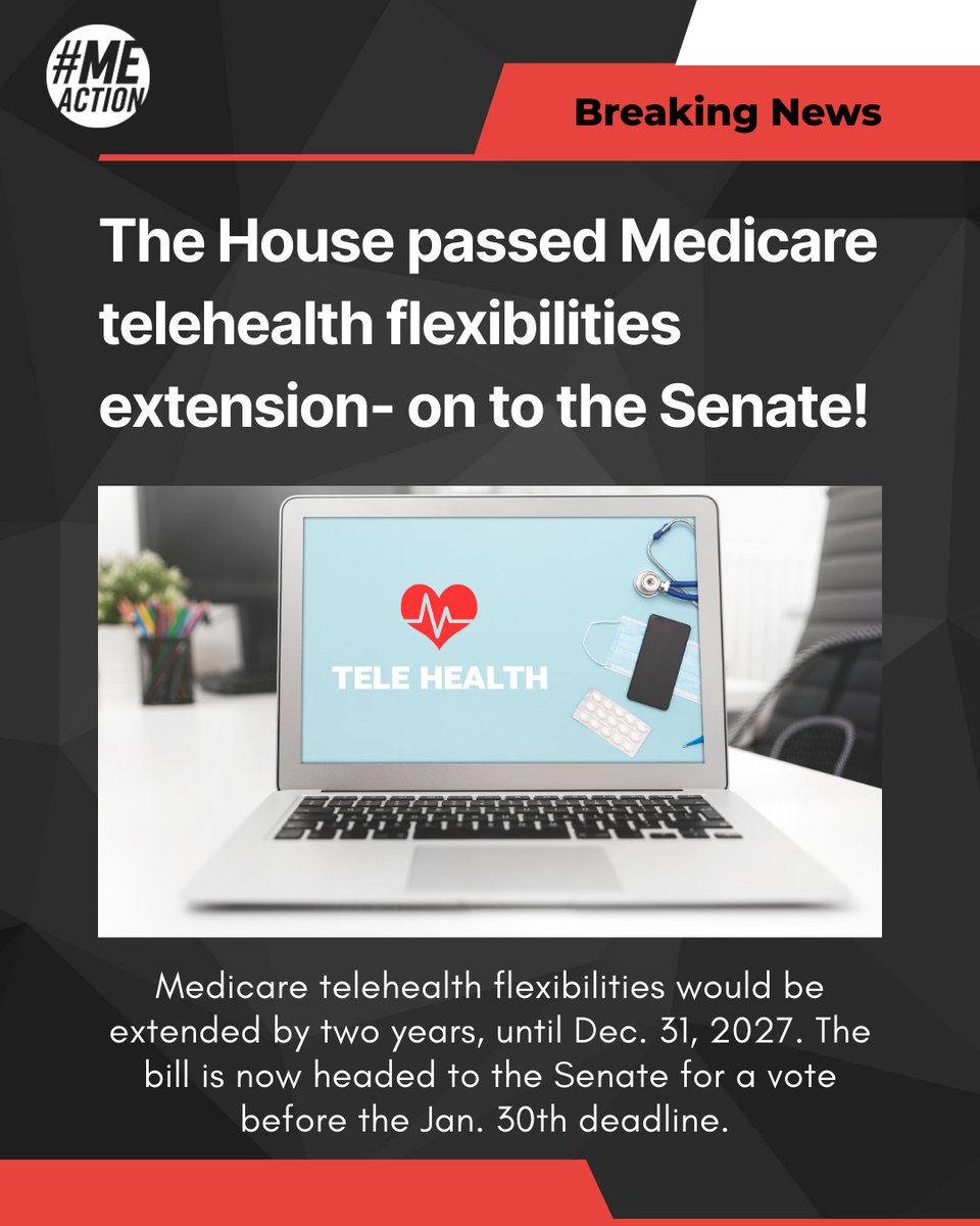 TELEHEALTH UPDATE: The House passed the Department of Health and Human Services’ funding bill yesterday, including telehealth extensions.
Under the proposal, Medicare telehealth flexibilities would be extended by 2 years. They are not permanent so there is still work to be done.