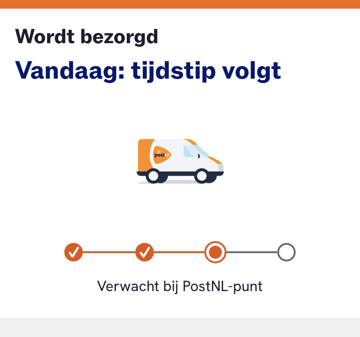 Michel1401's tweet image. Ik denk niet dat het vandaag nog komt …… 
#PostNL #pakket