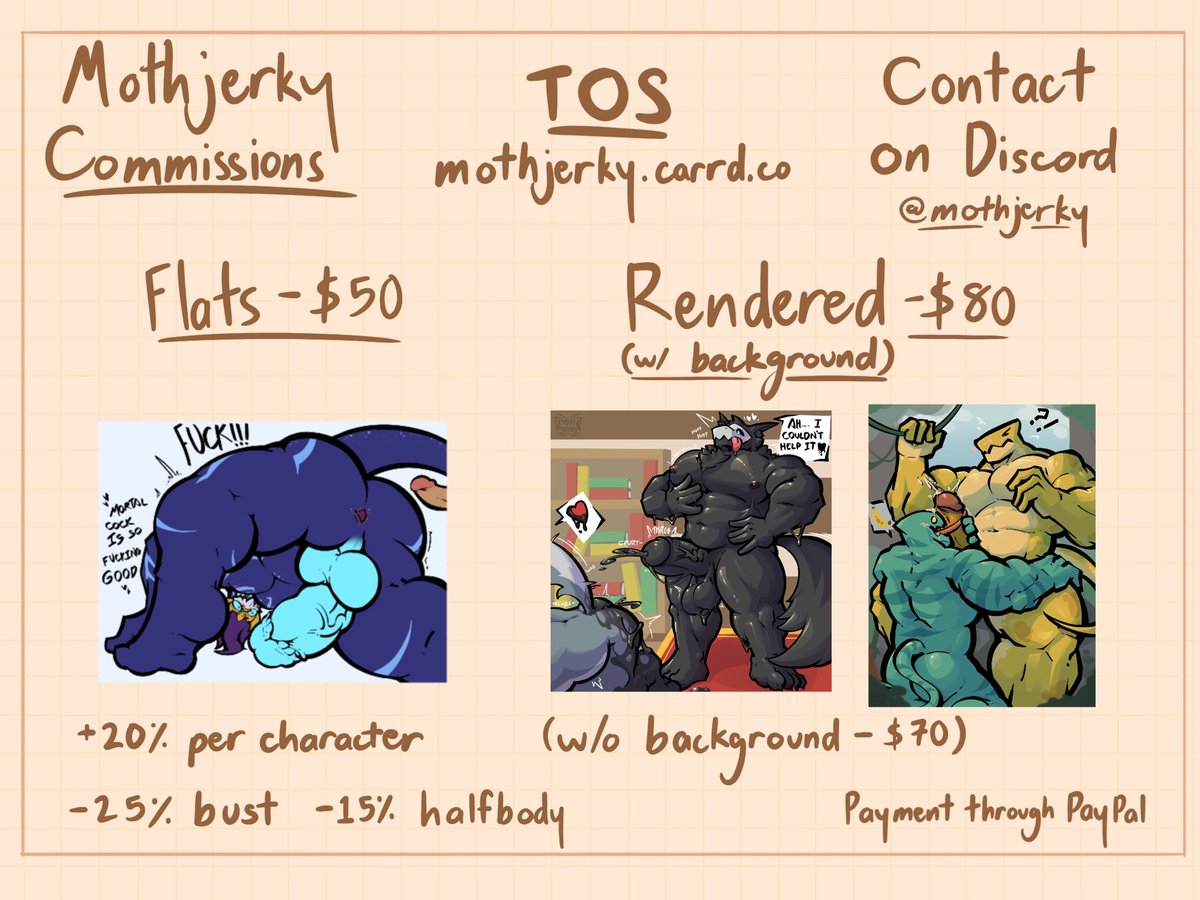 mothjerky (comms closed! 3/3) tweet media