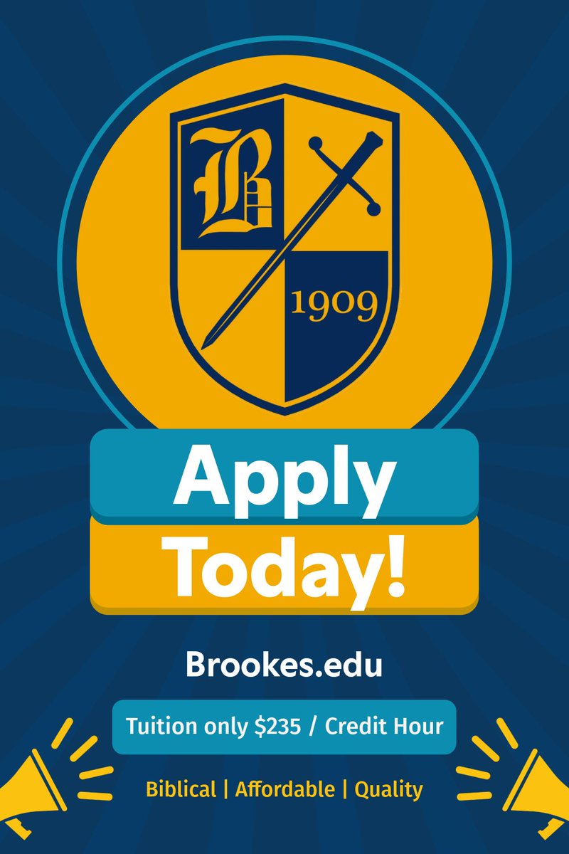 Ready to be trained in the Word of God without crushing debt?
Apply today to Brookes Bible College and start preparing for faithful ministry.
Biblical. Affordable. Quality.
Apply now at brookes.edu