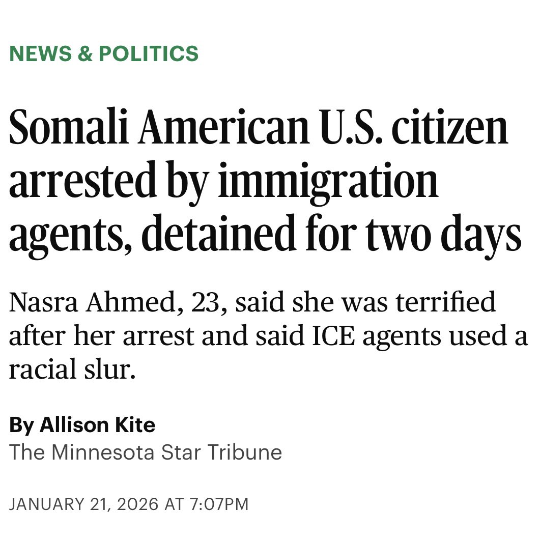 ChrisVanHollen's tweet photo. On his trip to MN yesterday, Vance said DHS wasn’t targeting people based on race.
 
Not only is that false, remember, this Admin took a case to SCOTUS specifically arguing they should be allowed to do that.
 
Trump’s SCOTUS ruled in their favor.
 
Don't be fooled by their lies.

https://t.co/rV8ZCDKDlN

https://t.co/4KZqkyyBSx