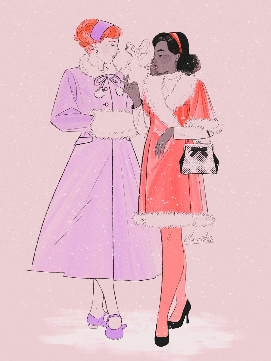 letika_art's tweet photo. Pretty ladies ❄
#iwtv #claudeleine https://t.co/6QqZhCeSSz