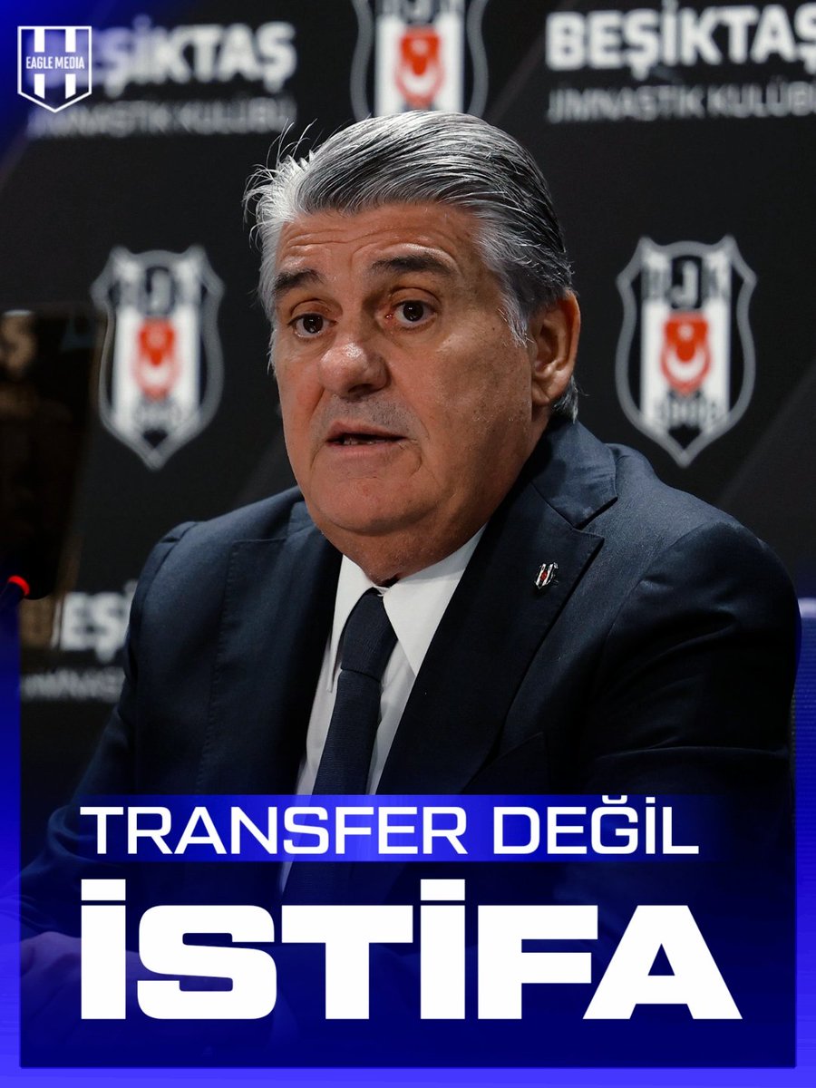 Beşiktaş taraftarı, #TransferDeğilİstifa etiketiyle yönetimi istifaya çağırıyor.