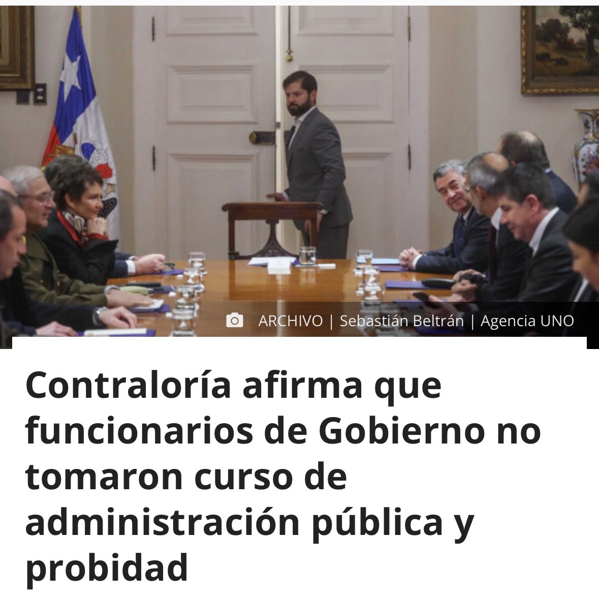 Marcos_elfil's tweet image. El nuevo gabinete de Kast no tuvo “problemas de agenda” para tomar los cursos de probidad de Contraloría

En el gobierno que se robó medio Chile con sus convenios eran demasiado “puros” 

Chile votó bien! ….Hay Niveles