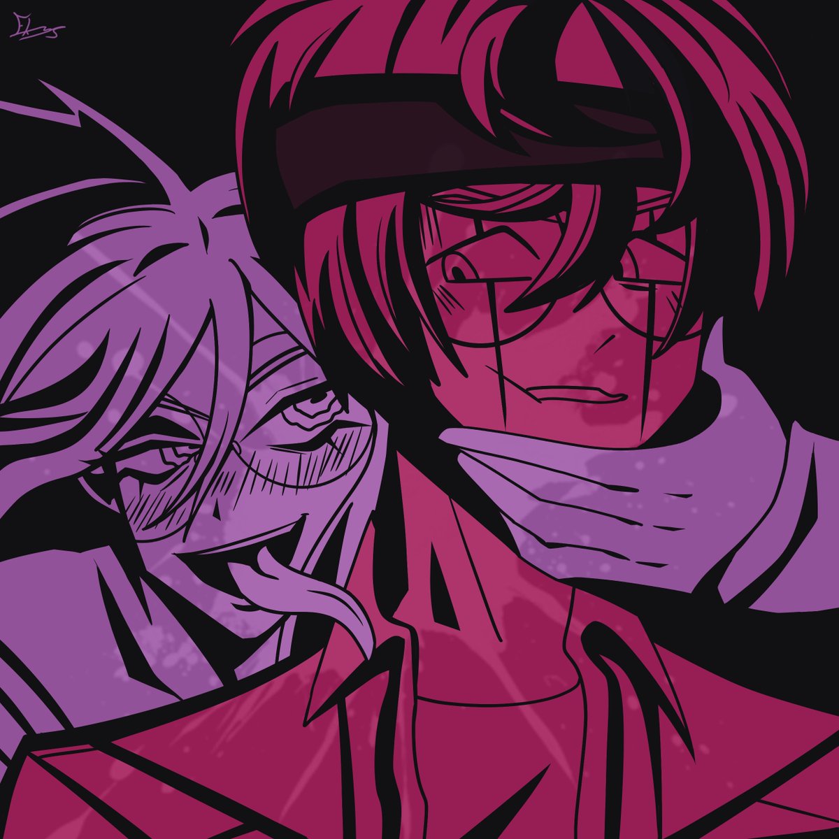 enoshoryu's tweet photo. Anyways #juniko canon #genoper canon and heck, #tokobasa canon

🎨; @.ekyss_, @.c0smickidd0 https://t.co/WBEhtYrbw9