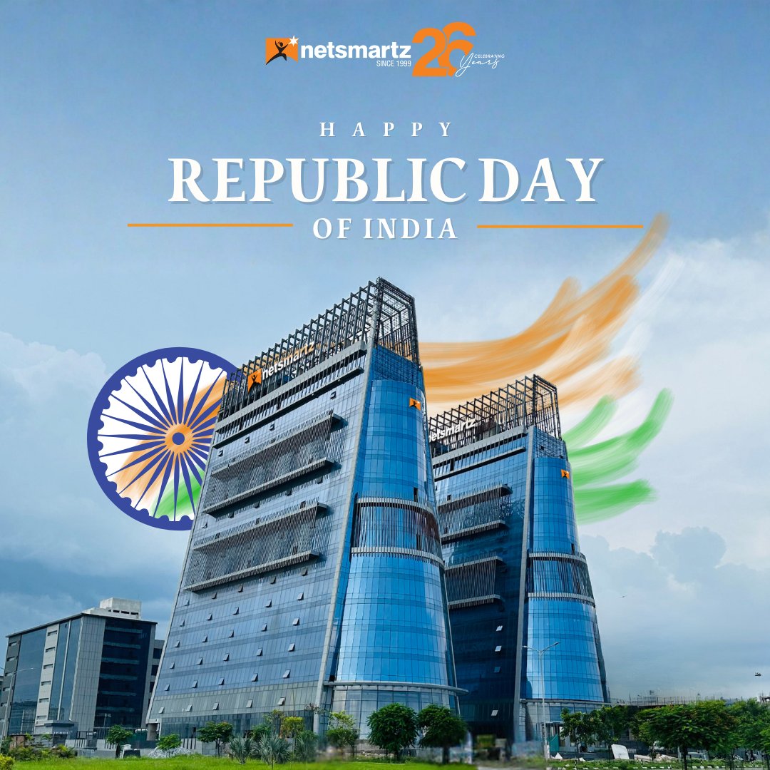 This Republic Day, we pause to honor the values that define our nation: freedom, equality, resilience, and the power of unity.

#Netsmartz #RepublicDay2026 #BuildingTheFuture #LifeatNetsmartz