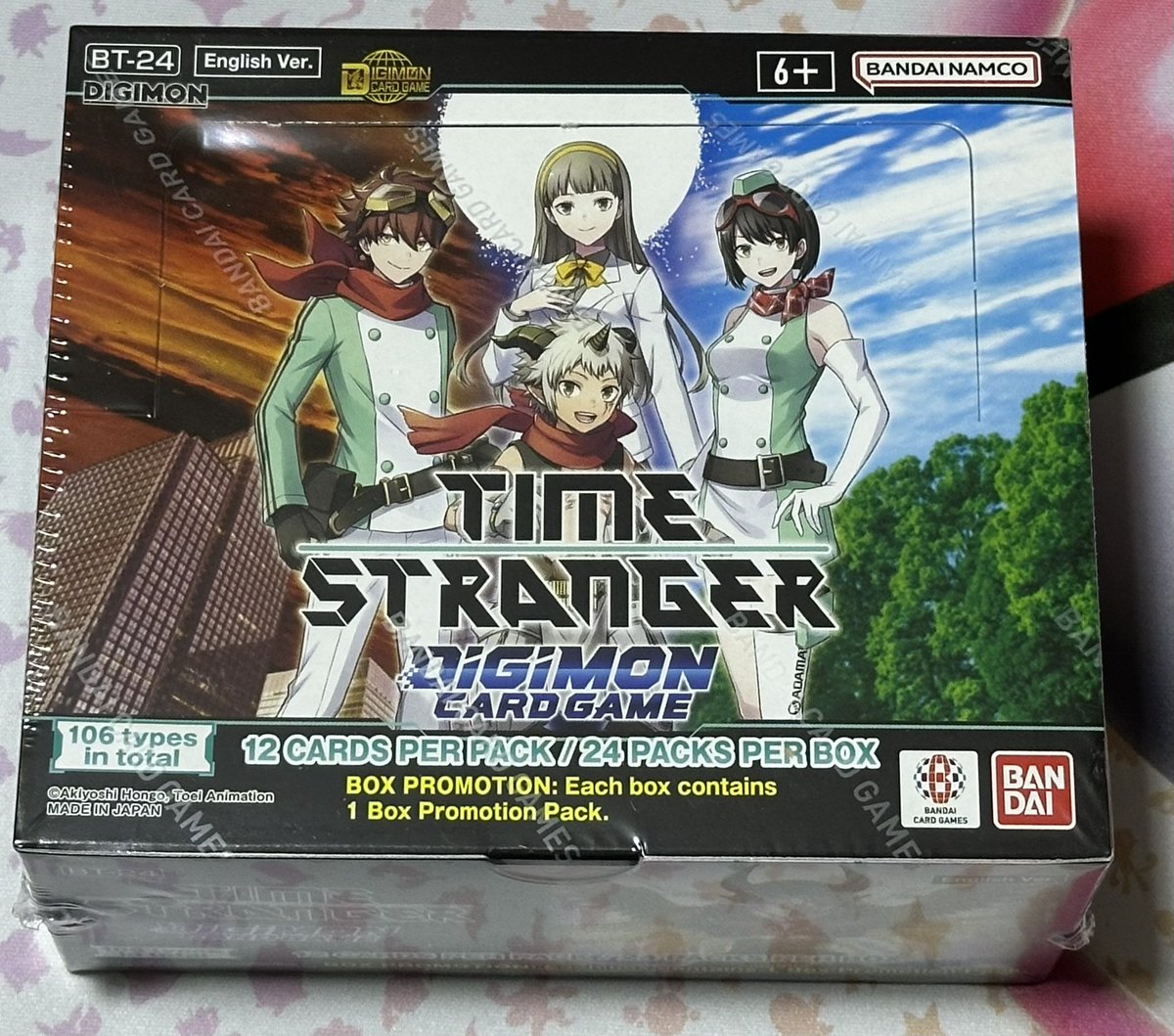 PlanitunePat3ot's tweet photo. #Digimon #digimontcg #TimeStranger 
My box of Digimon BT 24 Time Stranger, I really hope for some good pulls to end off the story trilogy in the card game https://t.co/EBduXZWsz1