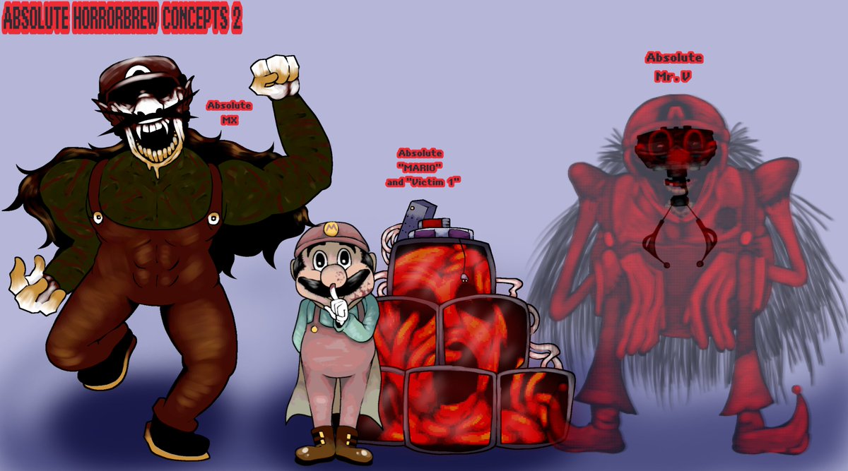 Horrorbrew Mario - ABSOLUTE HORRORBREW CONCEPTS 3 - I got three more concepts here for ...