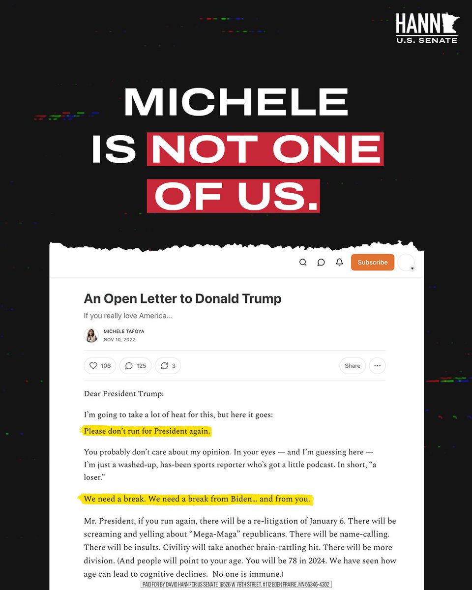 davidhann's tweet image. 🚨ICYMI: @MicheleTafoya is not one of us. From flip-flopping on @POTUS to being pro-choice, we know where she stands and it’s not with the conservative movement..