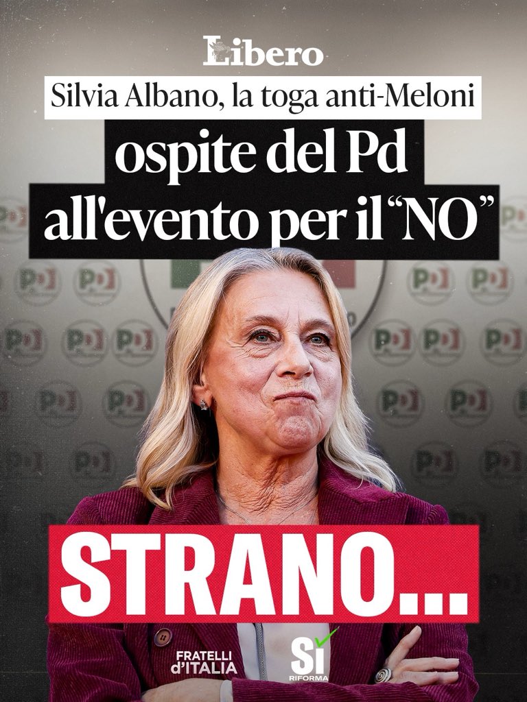 Il presidente di Magistratura Democratica fa campagna per il “no” insieme al PD. Poi parlano di presunti rischi per l’indipendenza dei giudici.

Avevate dubbi? Noi no. Vogliamo riformare questa giustizia? Sì.