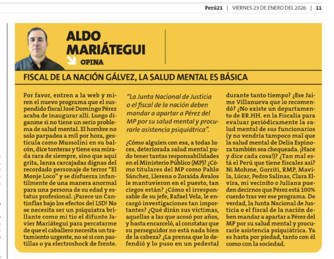 DiarioDeCurwen's tweet photo. Todo lo que quieras, Aldo, pero Domingo Pérez al menos TRABAJA. Saludos. https://t.co/e3O2q8ptkN