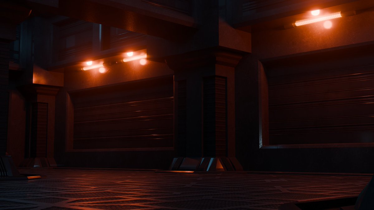 I've done more work on making hallway parts. 

I think I've got a good amount of parts now. 

I'll probably go back to working on characters here soon.