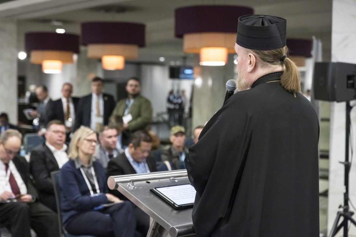 IRFSummit's tweet photo. Announcing an #IRFSummit2026 affiliated session: “The Kremlin’s Use of the Russian Orthodox Church in the War Against Ukraine,” Sponsored by the @NEDemocracy.

This session examines how the Kremlin uses the Russian Orthodox Church to legitimize its war against Ukraine, undermine Ukrainian identity, and suppress dissent. Speakers will address repression in Russia and occupied territories, persecution of religious practices and beliefs, and the human rights costs of making the church subservient to an autocratic government, with implications for accountability and religious freedom advocacy.

To attend, make sure to register for #IRFSummit2026 here: https://t.co/C3IKqf5jXd

Photos from our 2025 Ukrainian Week Event.

#IRFcommunity #religiousfreedom