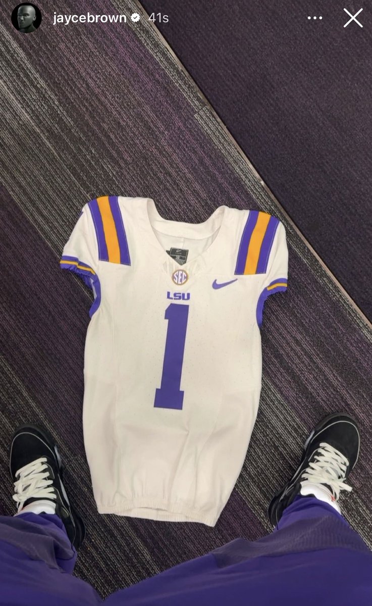 Jayce Brown will be wearing Number 1 🐯

via: instagram