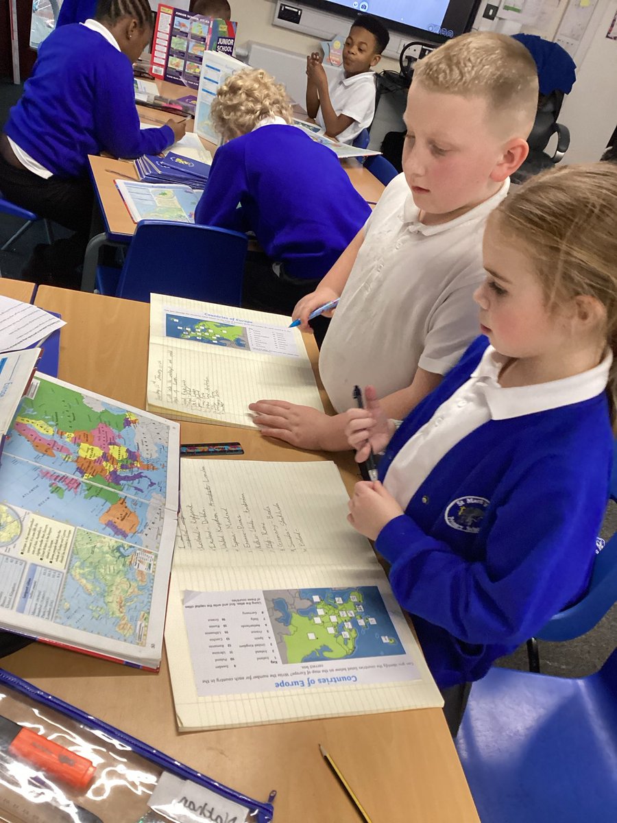 StMarksCEWigan's tweet image. In Geography this week, Y3-Elmers explored the continent of Europe and used atlases to locate different countries and their capital cities.

#creatingabetterfuture