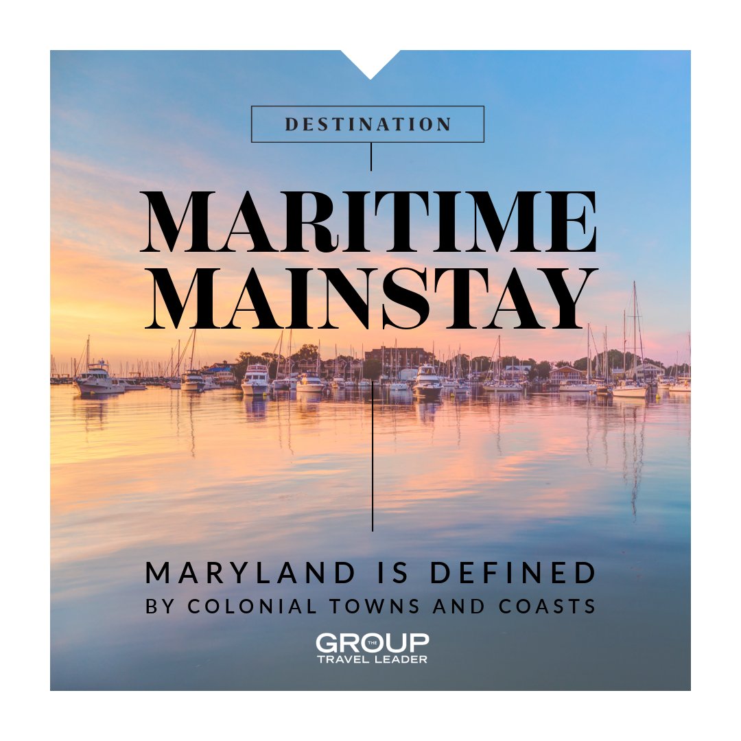 Nicknamed “America in Miniature,” Maryland specializes in diverse activities. Water sights in Ocean City, shopping markets in Frederick and the prominence of Black history in Baltimore are just a few of the state's highlights. From GTL January: 
lnk.bio/s/872fd