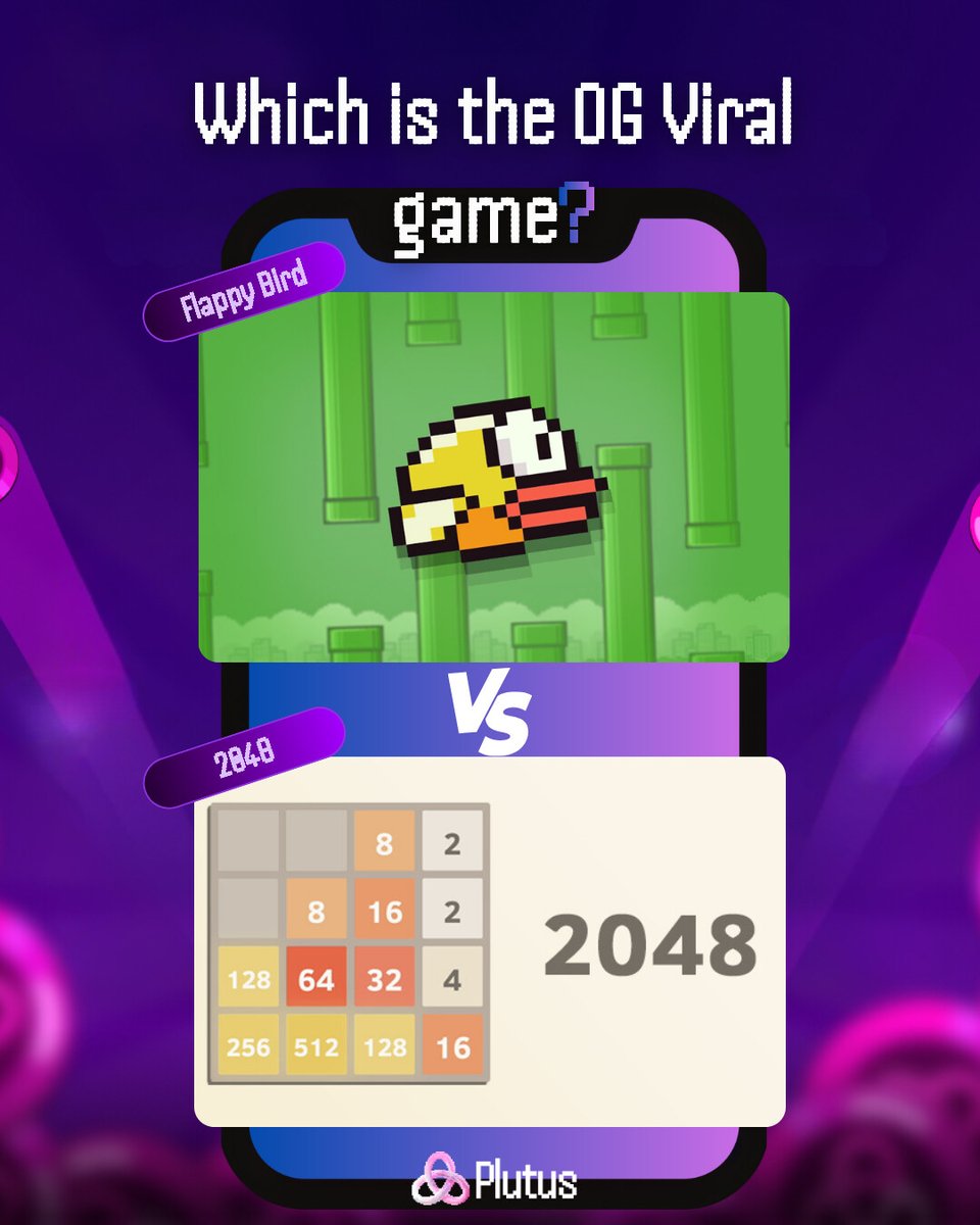 Remember these? Which one do you think is the OG?

I think it may be Flappy Bird 🐥
