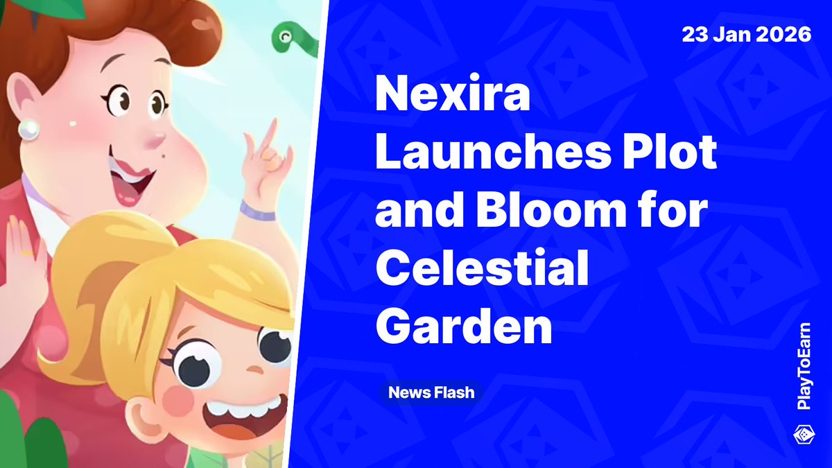 PlayToEarn's tweet photo. Nexira Launches Plot & Bloom, a New Tactical Duel Mode for Celestial Garden With Ruby Rewards 📰

@NexiraDAEP has rolled out Plot & Bloom, a faster, mind game style format where players compete across a fixed set of rounds with Ruby rewards tied to match results.

Read more 🧵