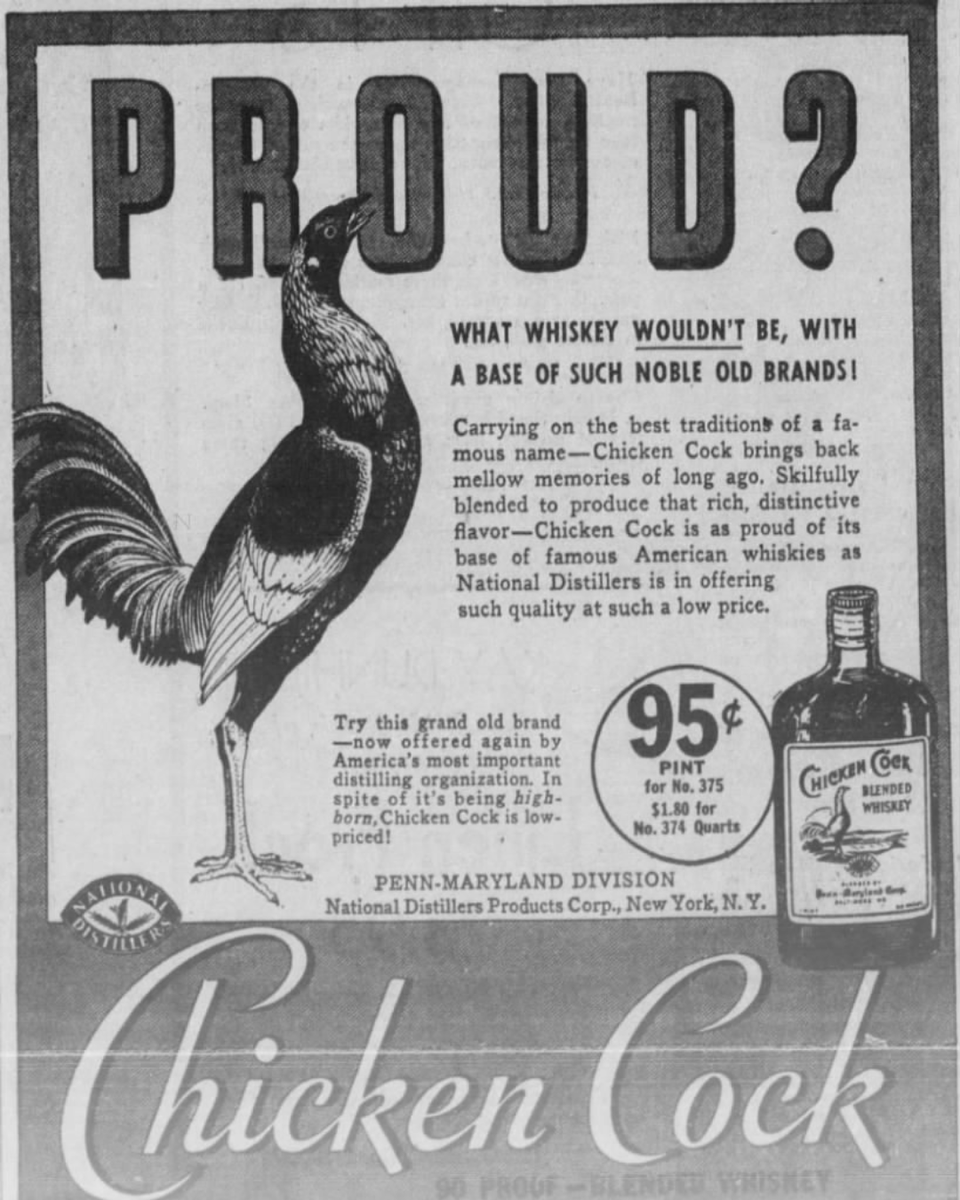 Chicken Cock Whiskey tweet media