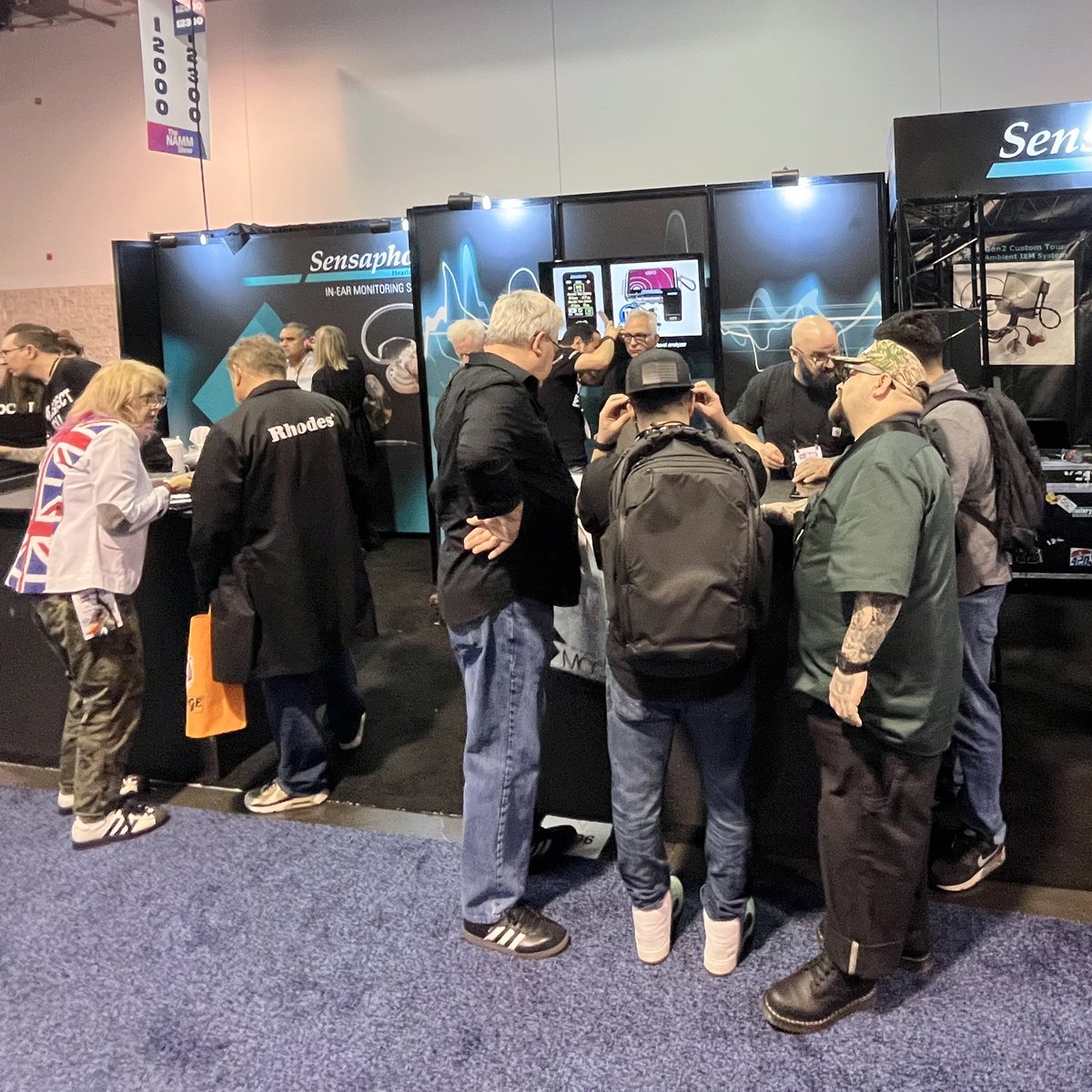 Sensaphonics's tweet photo. #Sensaphonics had an incredible first day at the 2026 @NAMM Show - stop by the booth (Hall A, #11906) to talk #hearinghealth, check out the latest product offerings, and find out how to #RespectYourEars for a lifetime of safe listening!
#NAMM #3DME #dBCheckPro #IEM https://t.co/a8gYbIBNjX